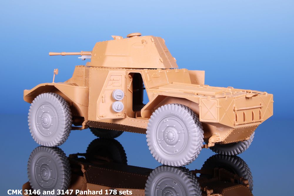CMK/Czech Master Kits CMK3146 1:35 Panhard 178/AMD-35 Wheels only