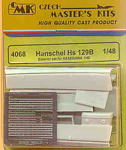 CMK/Czech Master Kits CMK4068 1:48 Henschel Hs-129B exterior set