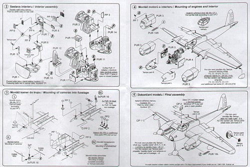 CMK CMK4108 1:48 DH Mosquito PR Mk.XVI Merlin Engine Set