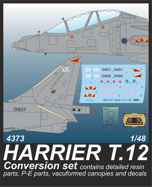 CMK CMK4373 1:48 BAe Harrier T.12 Conversion for Hasegawa GR.7