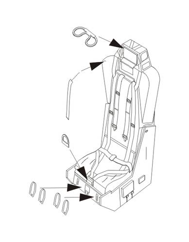 CMK CMK5085 1:32 GQ-7A Ejection Seat for European F-104