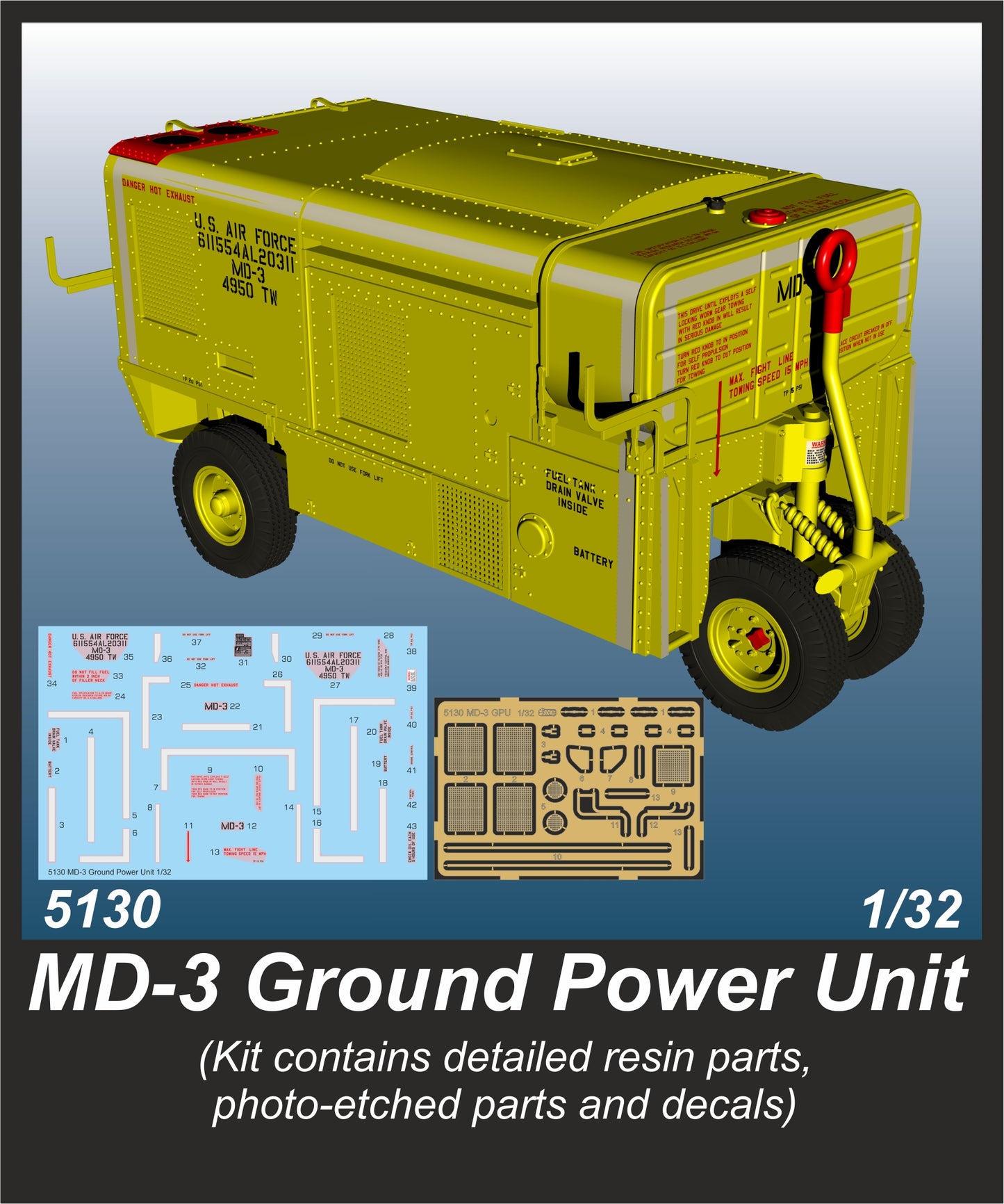CMK CMK5130 1:32 MD-3 Ground Power Unit GPU