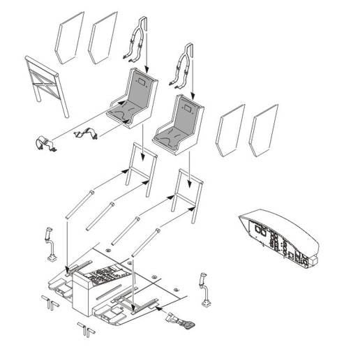 CMK/Czech Master Kits CMK6005 1:35 Bell UH-1D interior set