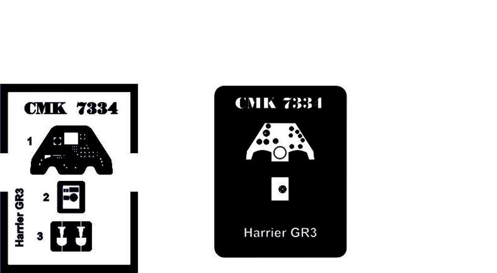 CMK/Czech Master Kits CMK7334 1:72 BAe Harrier GR.3 Interior set