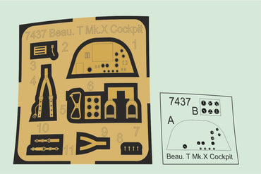 CMK/Czech Master Kits CMK7437 1:72 Bristol Beaufighter TF Mk.X Cockpit