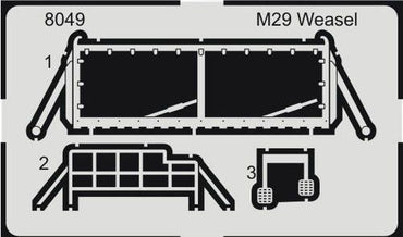 CMK/Czech Master Kits CMK8049 1:48 M29 Weasel full resin kit