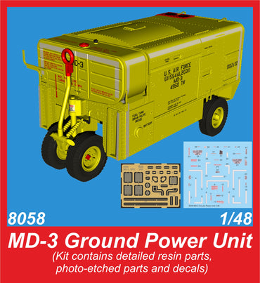 CMK/Czech Master Kits CMK8058 1:48 MD-3 Ground Power Unit