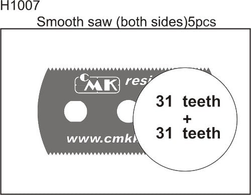 CMK/Czech Master Kits CMKH1007 Smooth razor saw