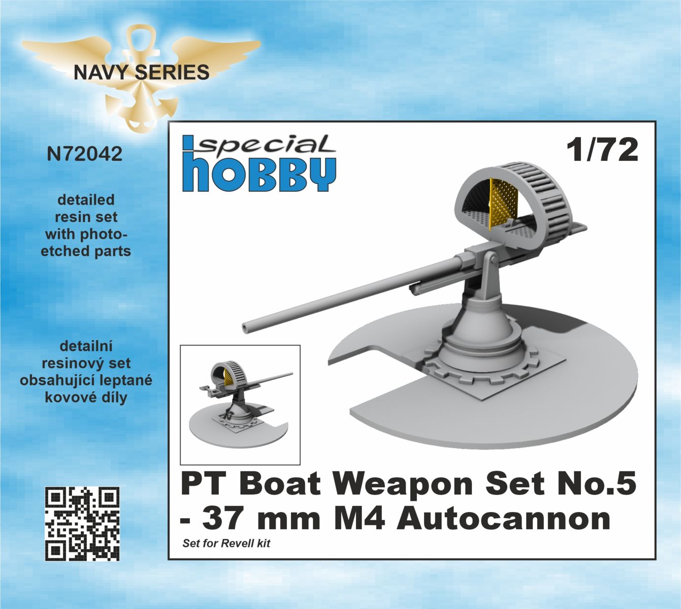 CMK/Czech Master Kits CMKN72042 1:72 PT Boat Weapon Set No.5