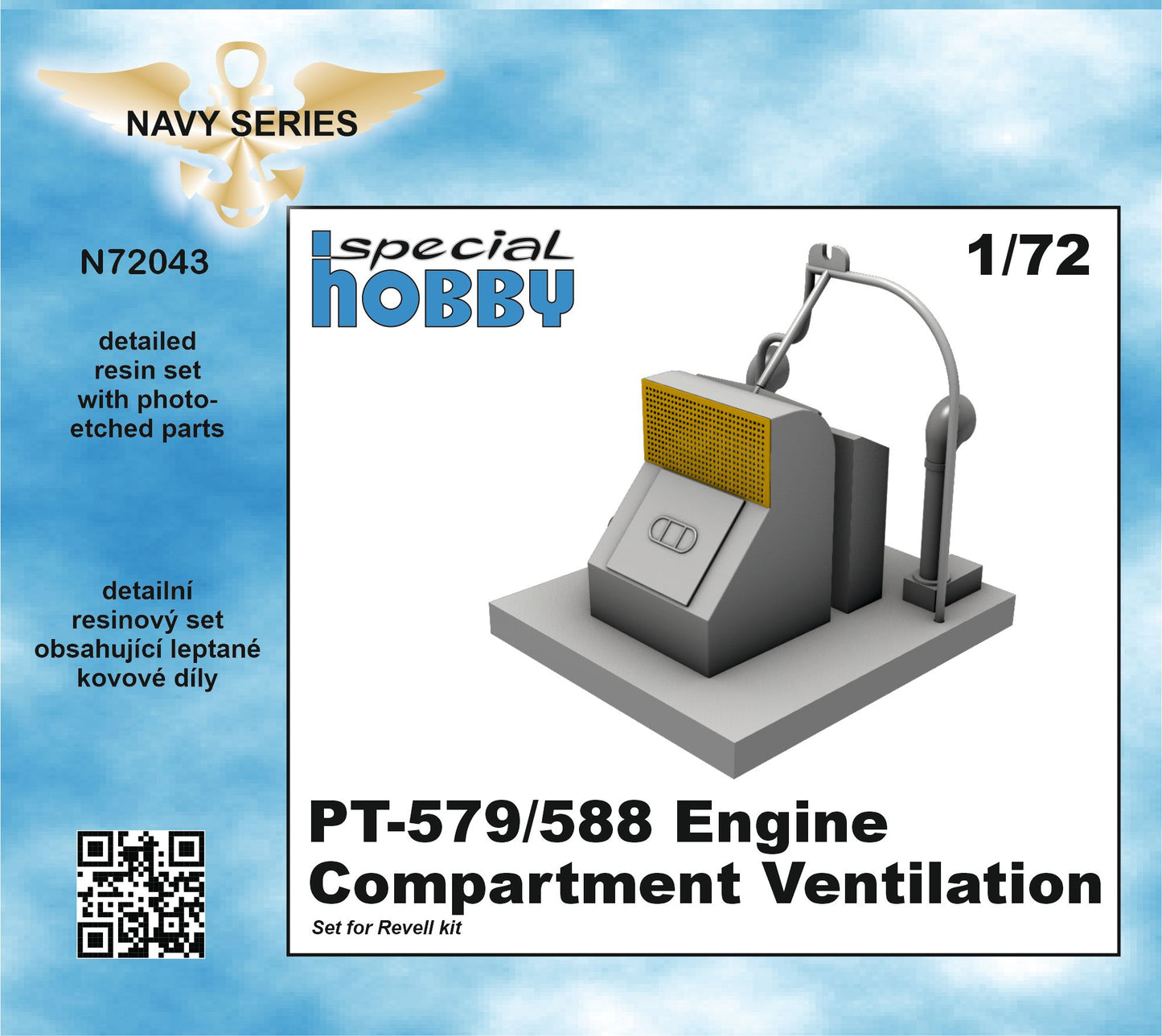 CMK/Czech Master Kits CMKN72043 PT-579/588 Engine Compartment Ventilation 1:72