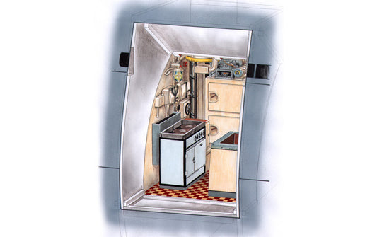 CMK/Czech Master Kits CMKN72022 1:72 Type IXC Galley