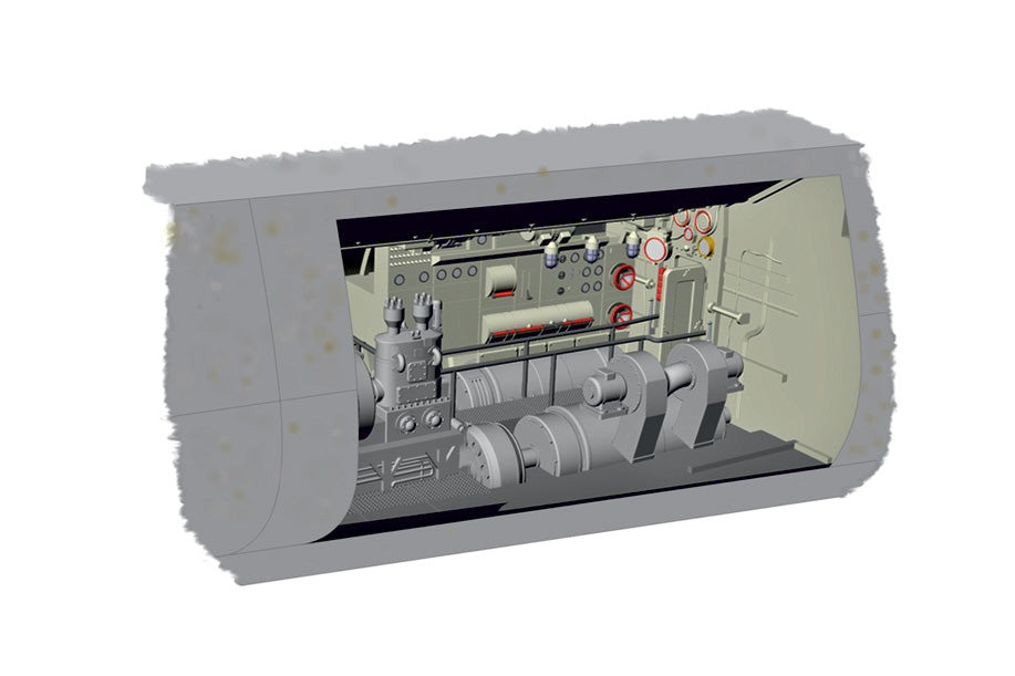 CMK/Czech Master Kits CMKN72024 1:72 U-Boot IX Electric Motor section
