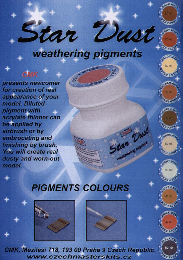 CMK/Czech Master Kits CMKSD05 Dark Earth weathering pigments