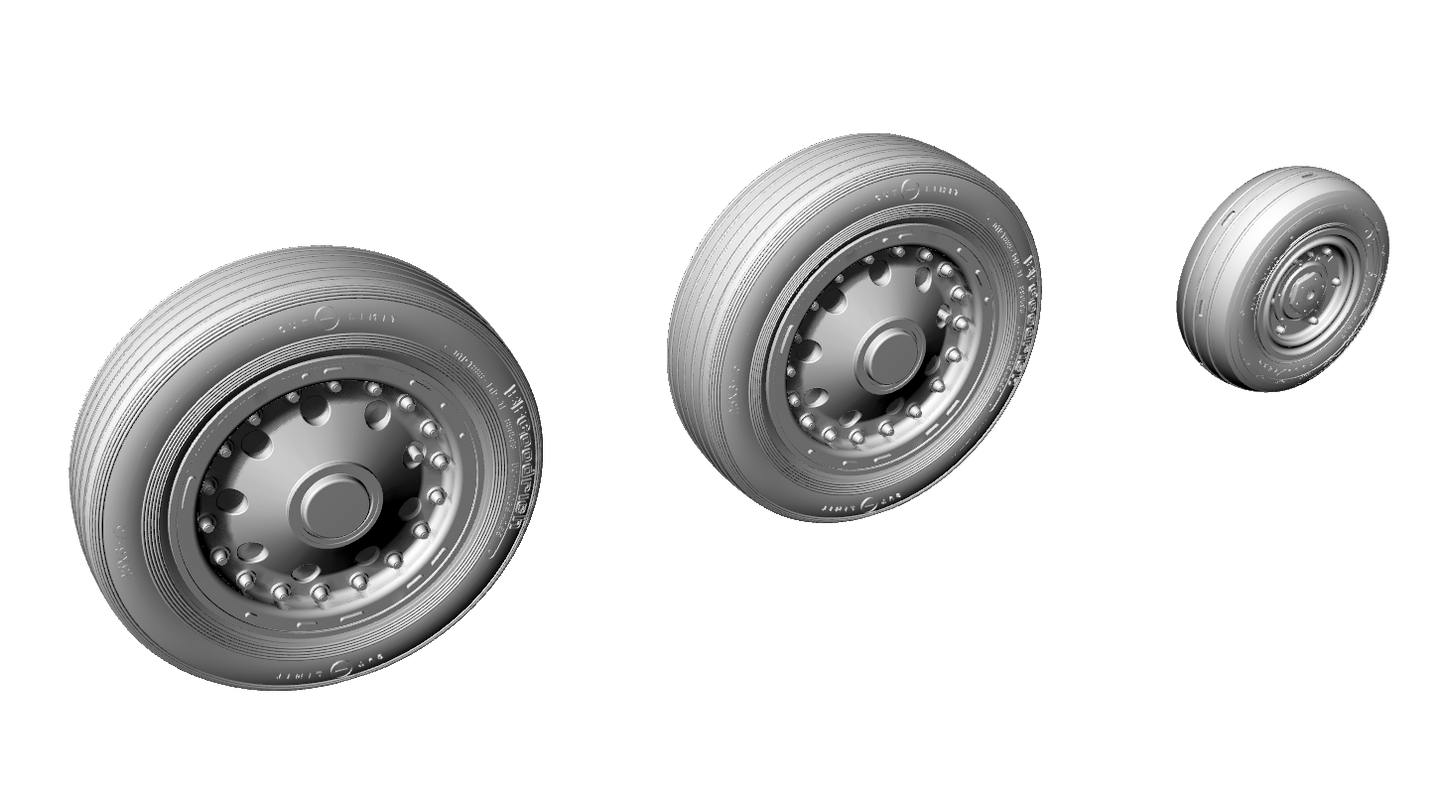 CMK/Czech Master Kits CMQ48383 1:48 Lockheed F-104C Starfighter Wheels