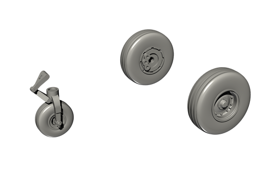CMK/Czech Master Kits CMQ72285 1:72 Short Tucano T.1 Wheels Set