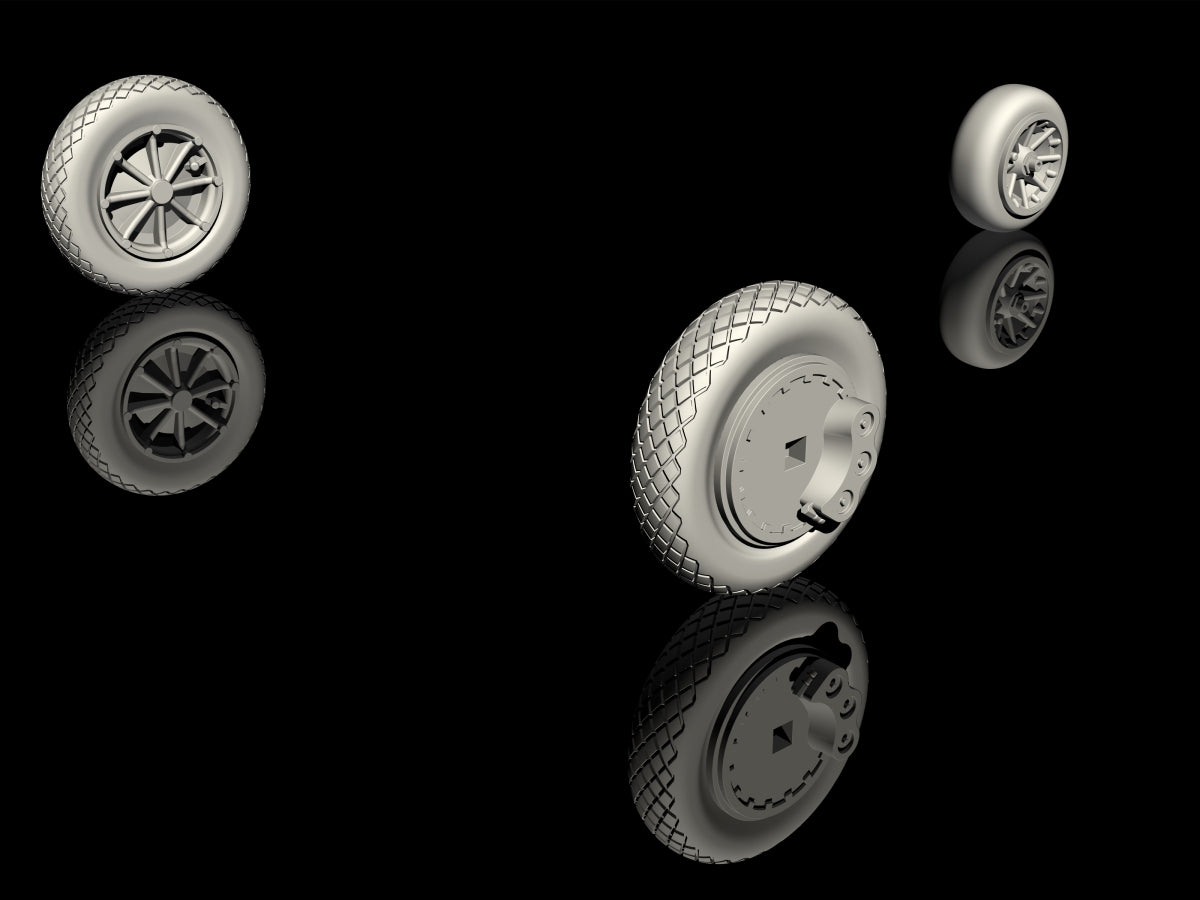 CMK/Czech Master Kits CMQ72326 1:72 FH-1 Phantom Main wheels & Nose wheel
