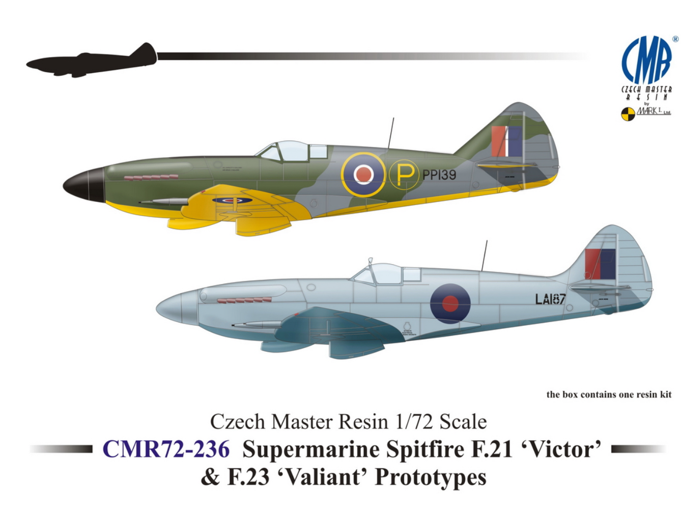 Czech Master Resin CMR72-236 1:72 Supermarine Spitfire Prototypes
