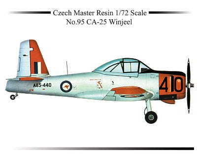Czech Master Resin CMR72-5095 1:72 CAC CA-25 Winjeel