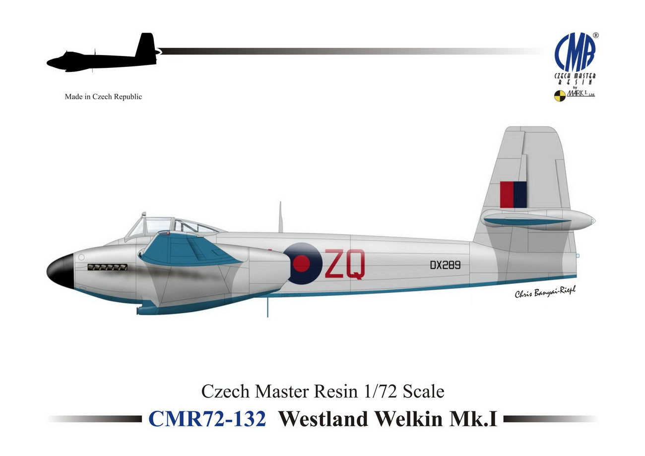 CMR CMR72-132 1:72 Westland Welkin Mk.I with Decals