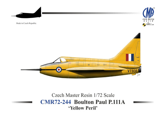 Czech Master Resin CMR72-244 1:72 Boulton Paul P.111A 'Yellow Peril'