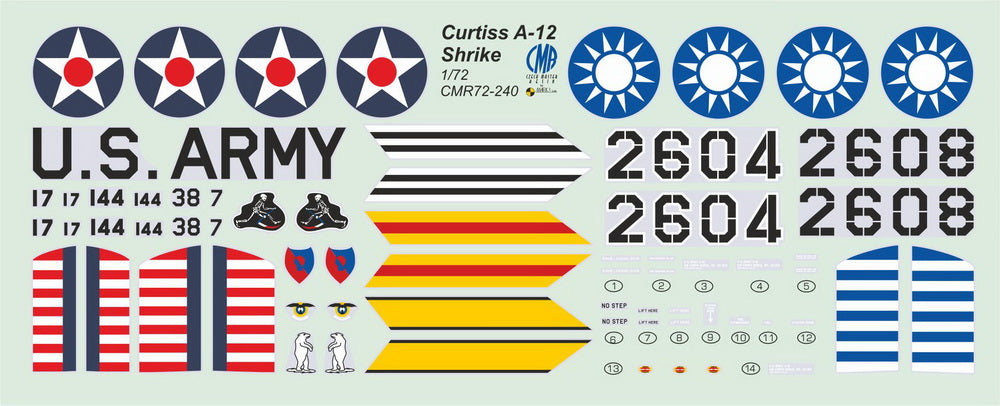 CMR CMR72-240 1:72 Curtiss A-12 Shrike Radial Engine with Decals