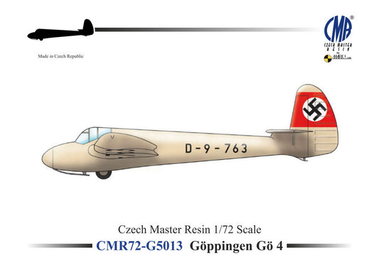 Czech Master Resin CMR72-G5013 1:72 Goppingen Go-4 with decals