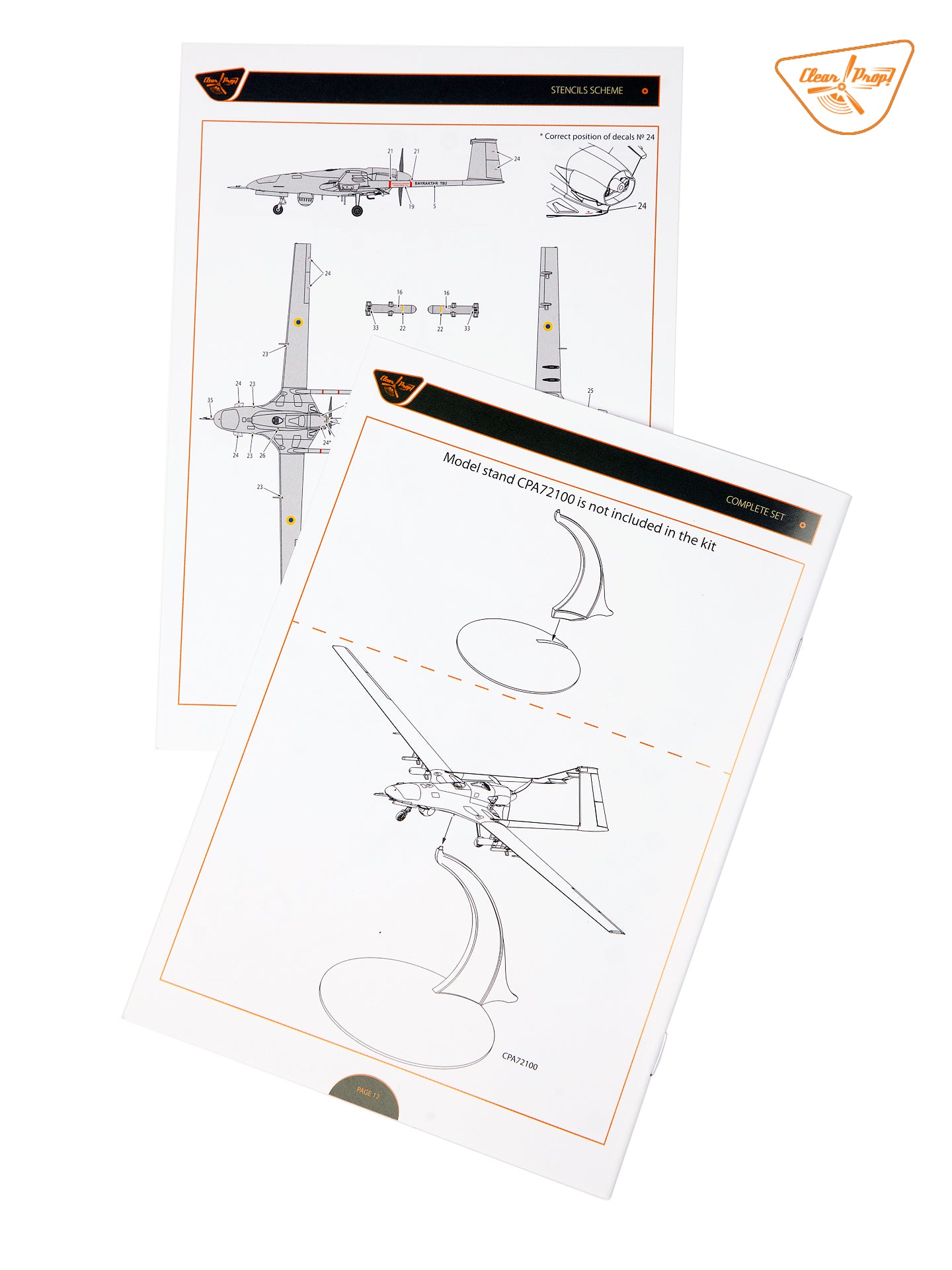Clear Prop CP4810 1:48 Bayraktar TB.2 UAV Ukrainian Navy