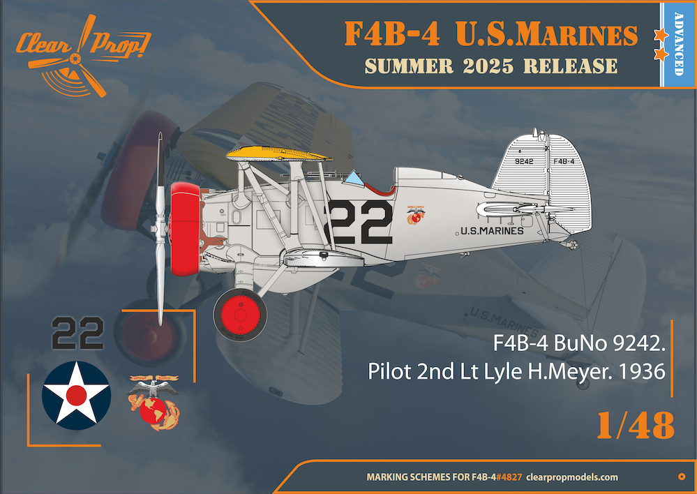 Clear Prop Models CP4827 1:48 Boeing F4B-4