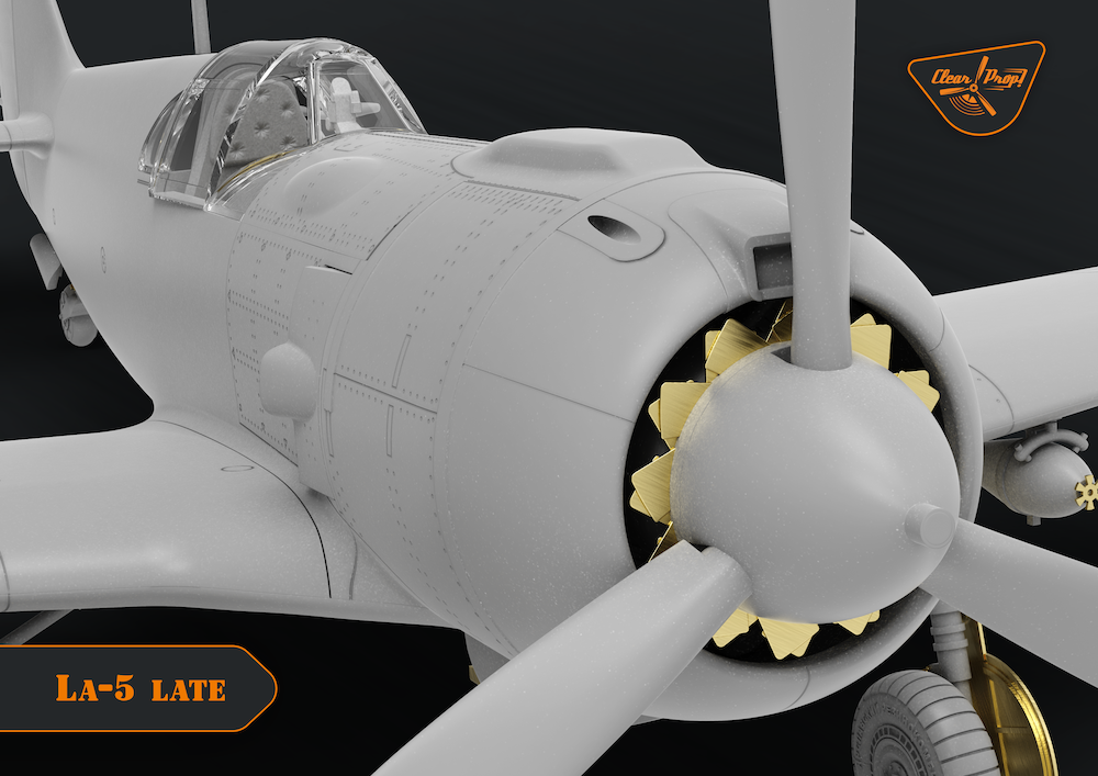 Clear Prop Models CP72015 1:72 Lavochkin La-5/late version Advanced kit