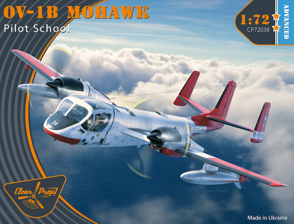 Clear Prop CP72038 1:72 OV-1B Mohawk Pilot School Advanced Kit