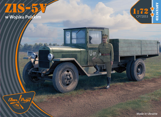Clear Prop Models CP72053 1:72 Soviet ZiS-5V "W Wojsku Polskim" Advanced kit