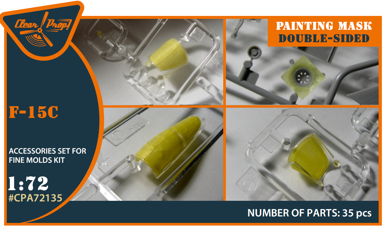 Clear Prop CPA72135 1:72 McDonnell F-15C Paint Mask