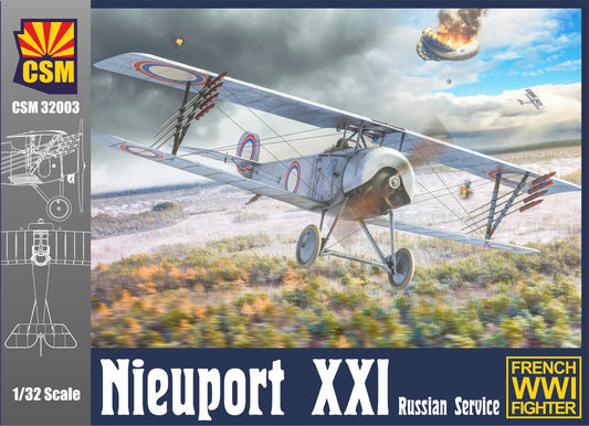 Copper State Models CSM32-003 1:32 Nieuport XXI in Russian Service