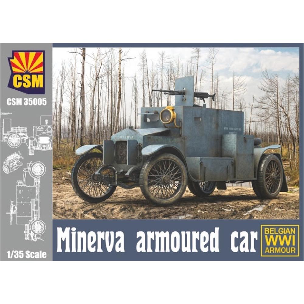 Copper State Models CSM35004 1:35 Minerva Belgian armoured car WWI