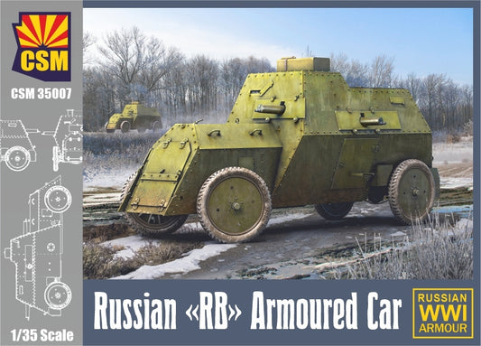 Copper State Models CSM35007 1:35 Russian "RB" Russo-Balt Armoured Car