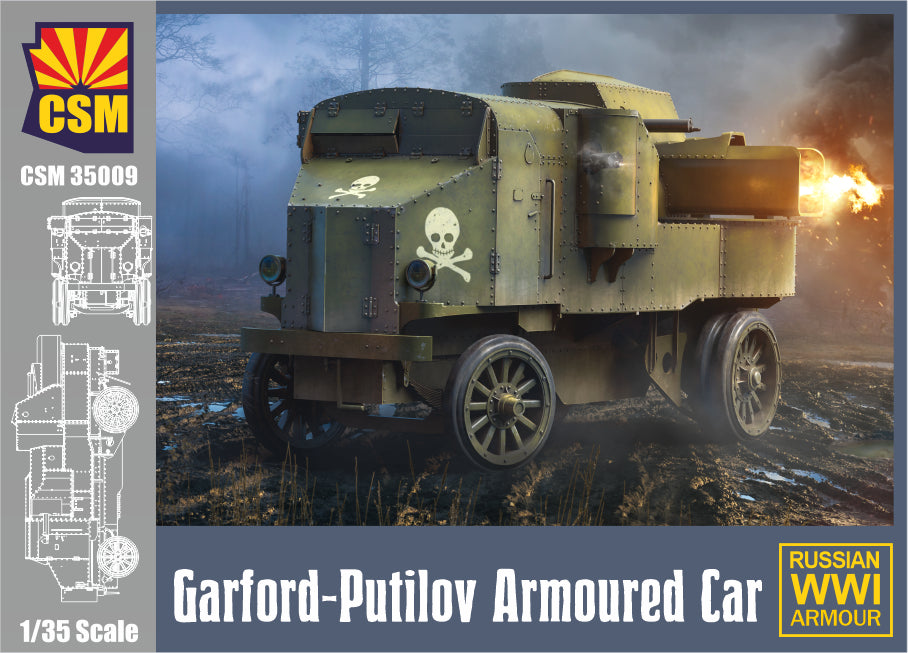 Copper State Models CSM35009 1:35 Garford-Putilov armoured car