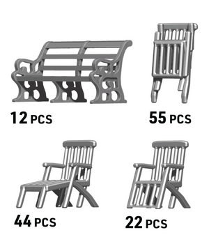ION Model CV200-002 1:200 Titanic furniture set