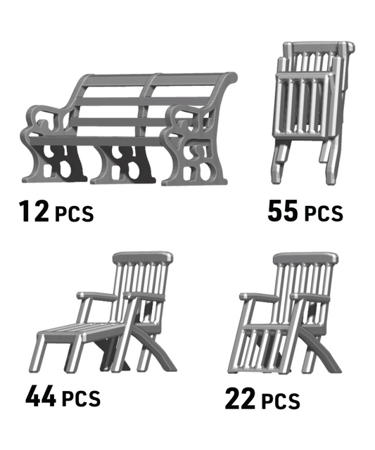 ION Model CV200-002 1:200 Titanic furniture set