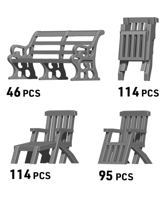 ION Model CV350-002 1:350 Titanic furniture set