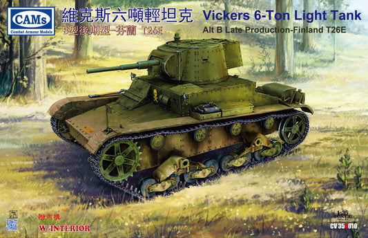 Riich Models CV35A010 1:35 Vickers 6-Ton Tank Alt B Finnish-T26E