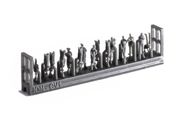 ION Model CV200-001 1:200 20th century civil ship passengers & crew