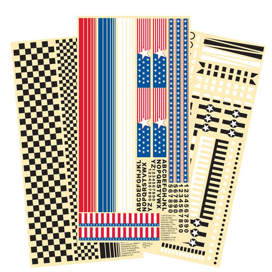 Estes Waterslide Decal Set ES3170