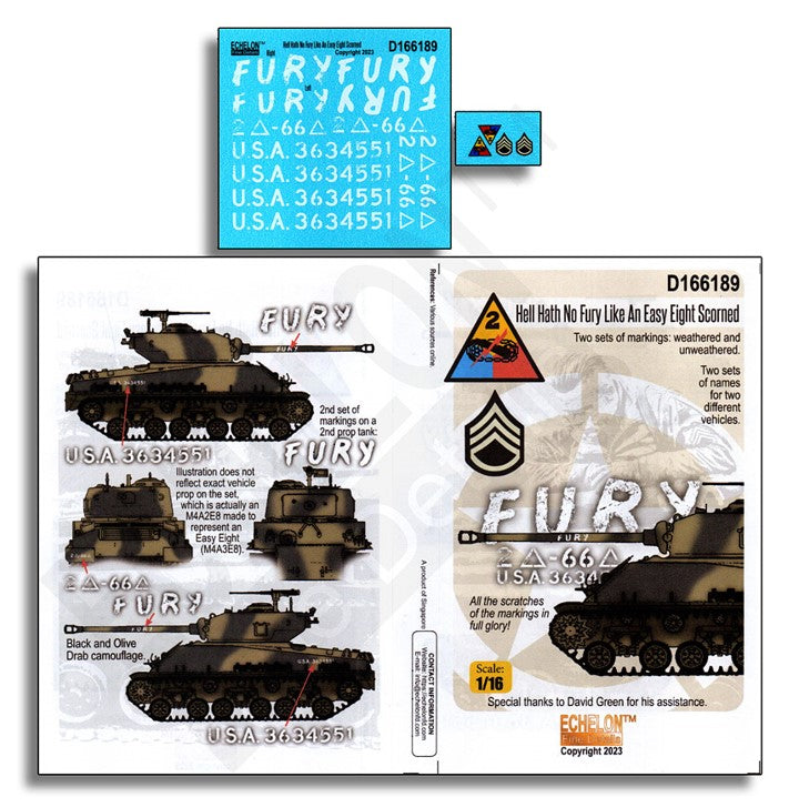 Echelon FD D166189 1:16 Hell Hath No Fury Like