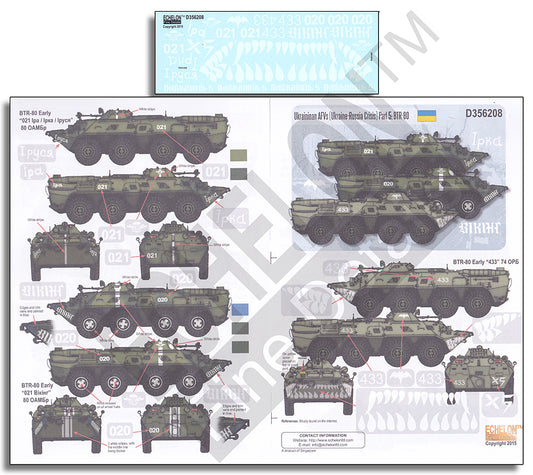 Echelon FD D356208 1:35 Ukrainian AFVs
