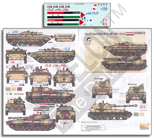 Echelon FD D356214 1:35 Syrian AFVs