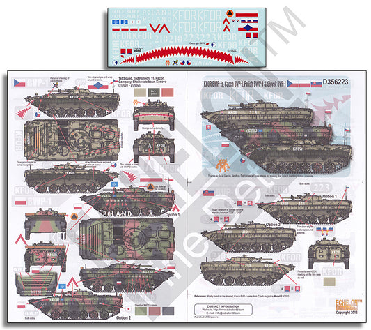 Echelon FD D356223 1:35 KFOR BMP-1s
