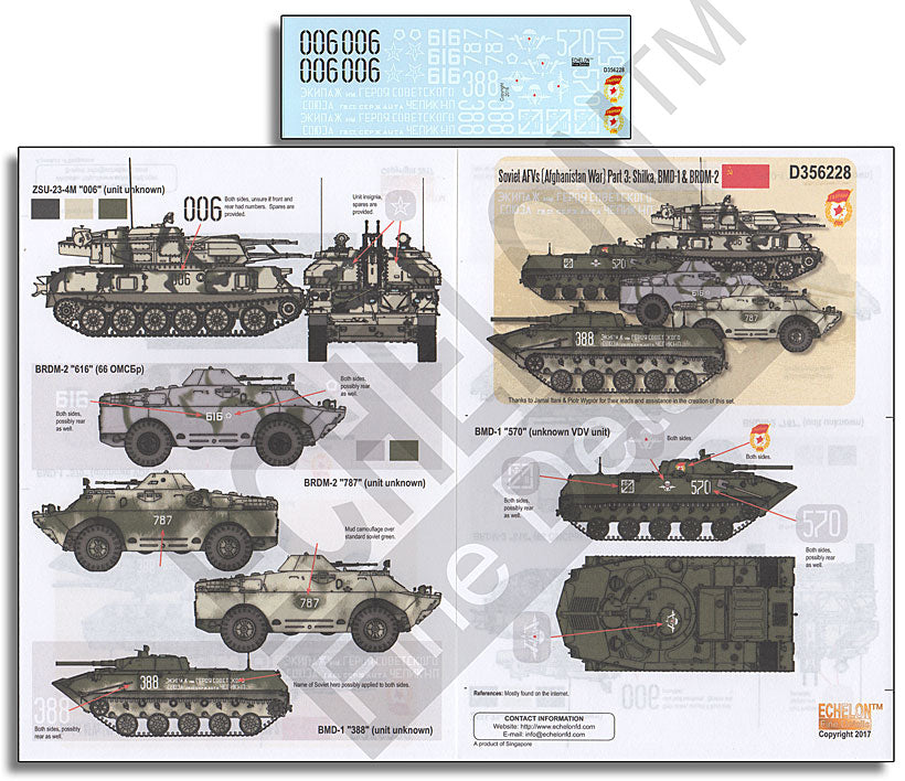 Echelon FD D356229 1:35 Soviet AFVs