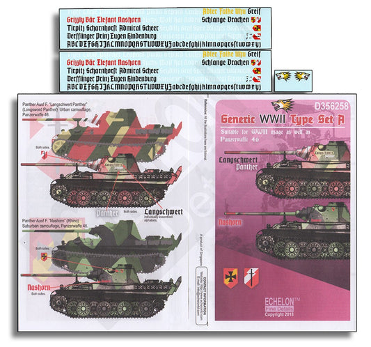 Echelon FD D356258 1:35 Generic WWII Type Set A