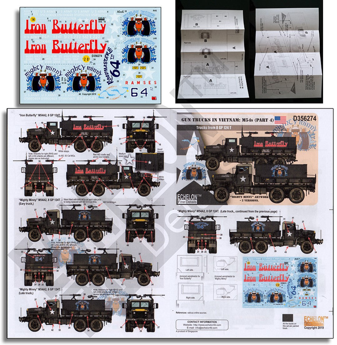 Echelon FD D356274 1:35 Trucks in Vietnam: M54s