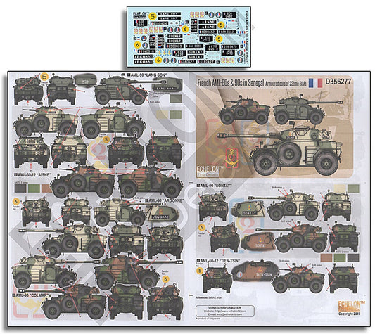 Echelon FD D356277 1:35 French AML-60s & AML-90s in Senegal